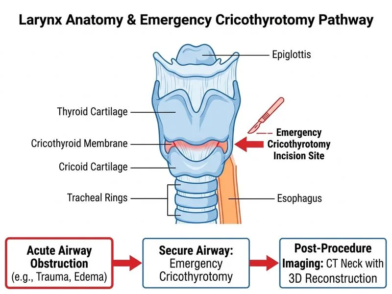 Larynx Anatomy diagram