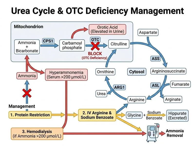 Urea Cycle diagram