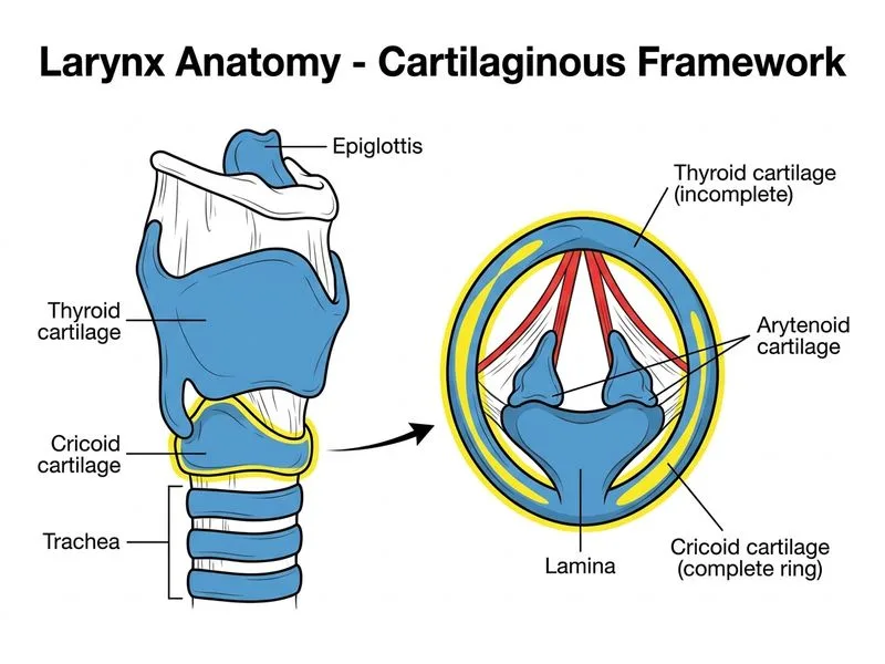 Larynx Anatomy diagram