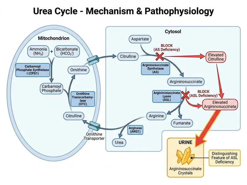 Urea Cycle diagram