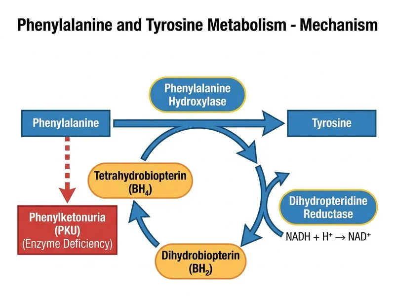 Phenylalanine and Tyrosine Metabolism diagram
