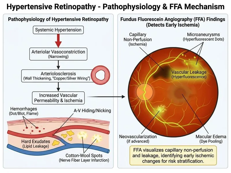 Hypertensive Retinopathy diagram