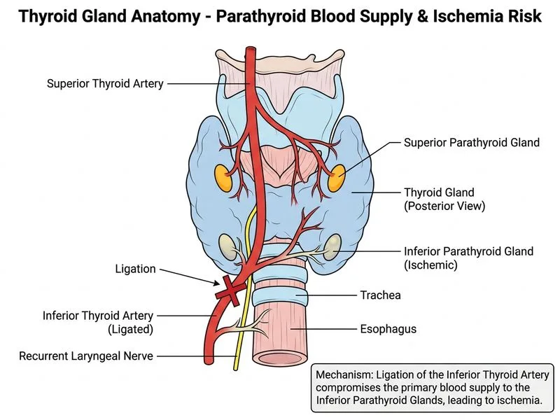 Thyroid Gland Anatomy diagram