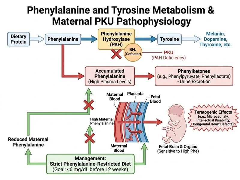Phenylalanine and Tyrosine Metabolism diagram