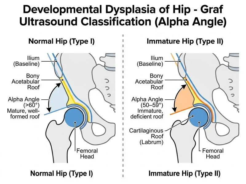 Developmental Dysplasia of Hip diagram