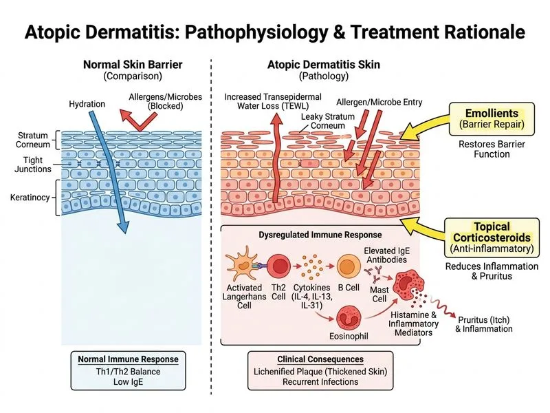 Atopic Dermatitis diagram