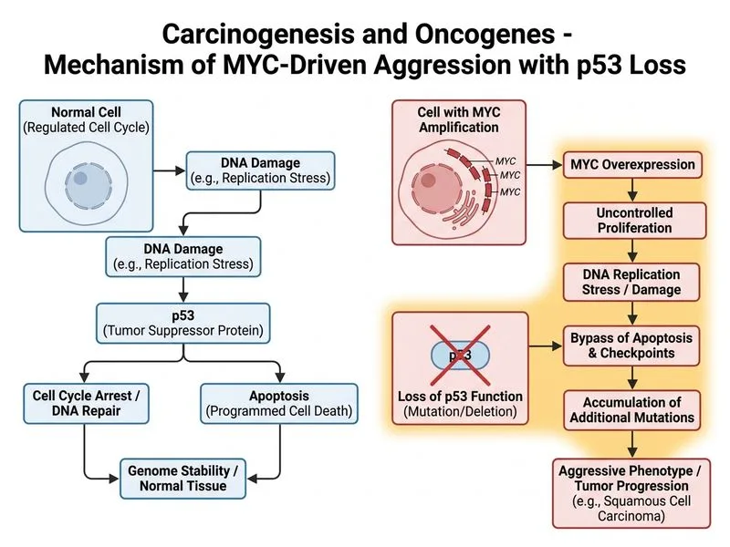 Carcinogenesis and Oncogenes diagram