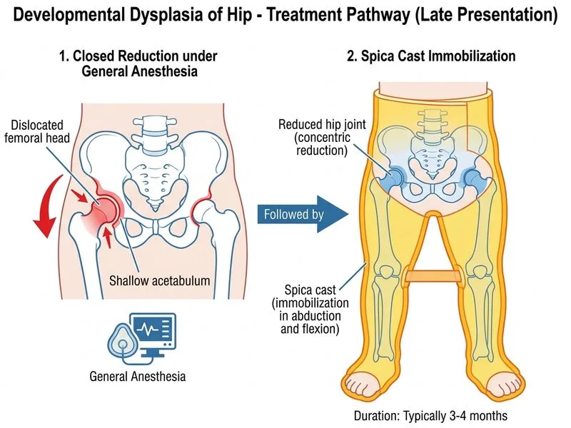 Developmental Dysplasia of Hip diagram