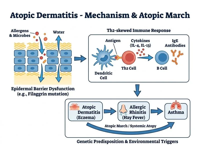 Atopic Dermatitis diagram