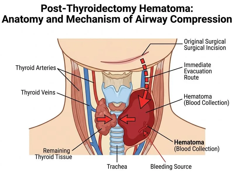 Thyroid Gland Anatomy diagram