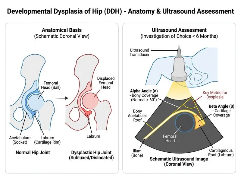 Developmental Dysplasia of Hip diagram