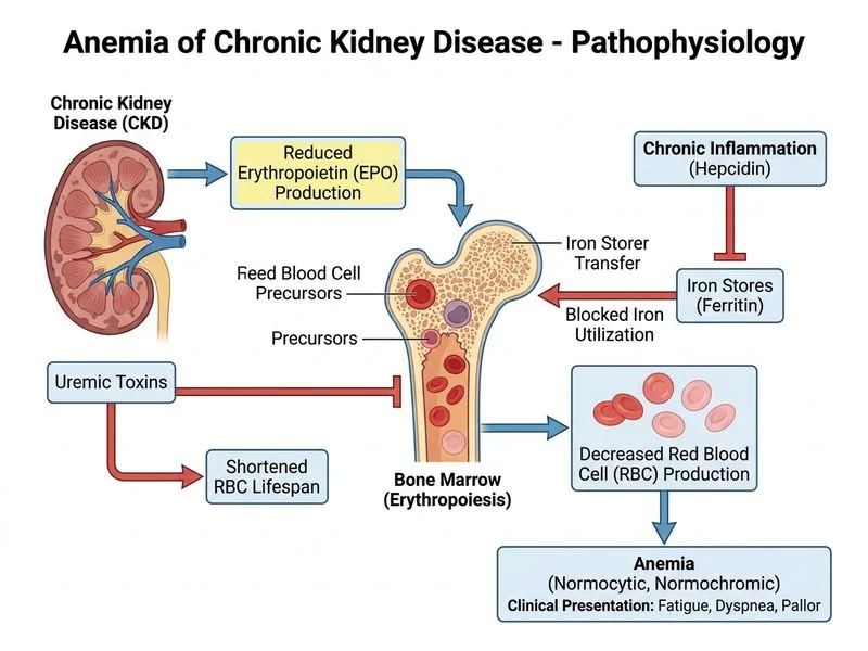 Anemias Overview diagram