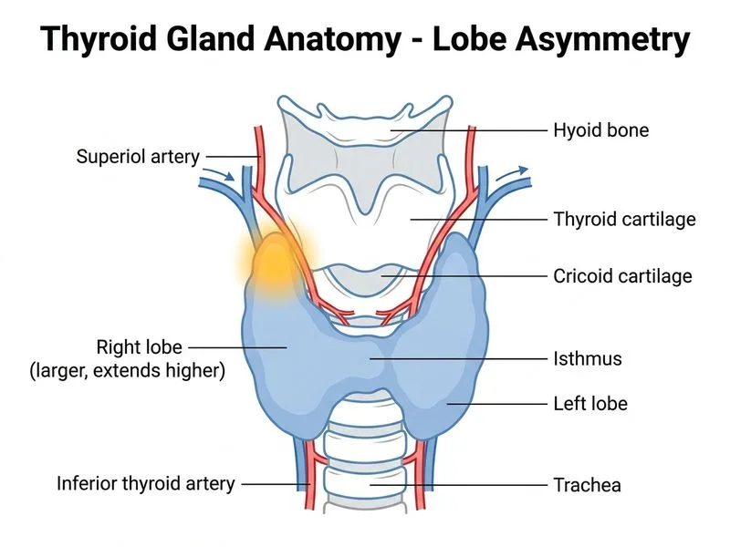 Thyroid Gland Anatomy diagram