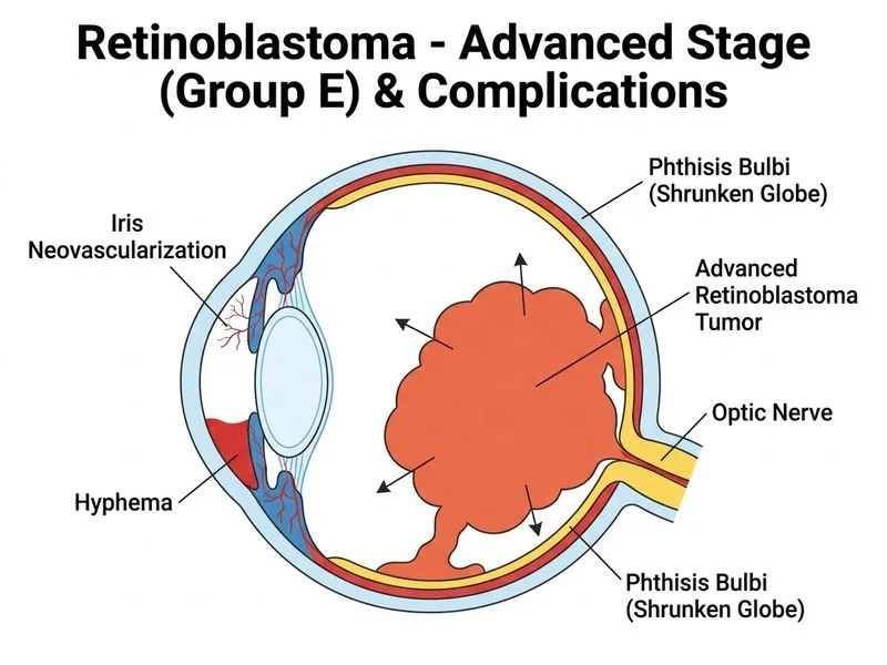 Retinoblastoma diagram