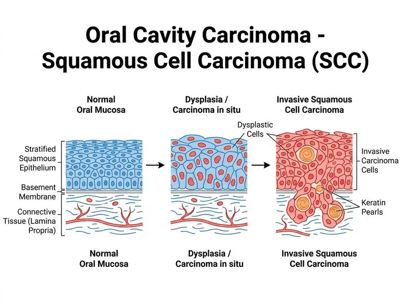 Oral Cavity Carcinoma diagram
