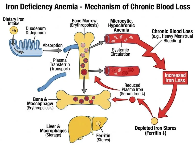 Iron Deficiency Anemia diagram