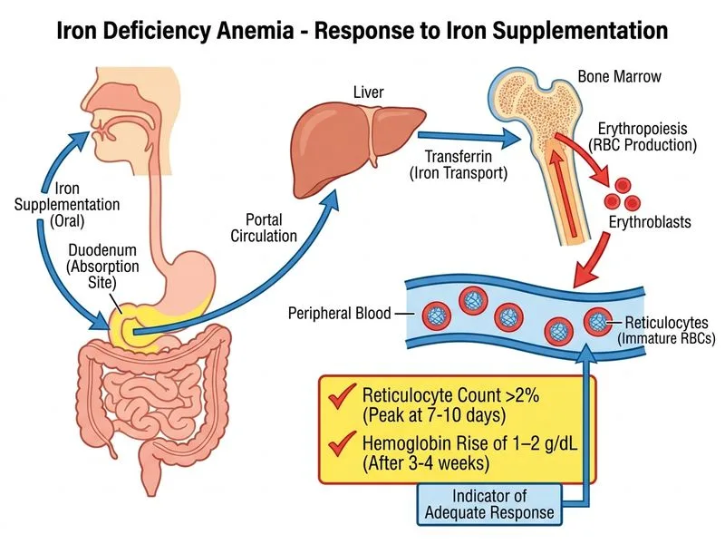 Iron Deficiency Anemia diagram