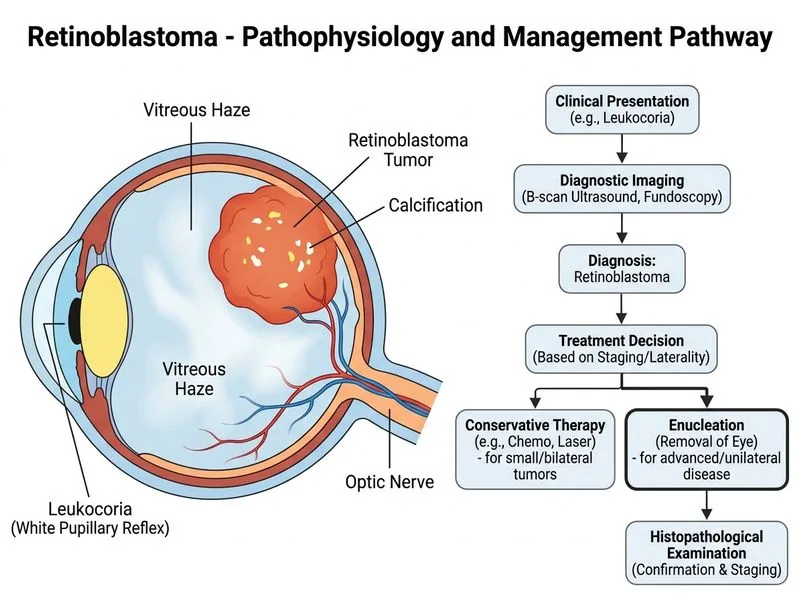 Retinoblastoma diagram