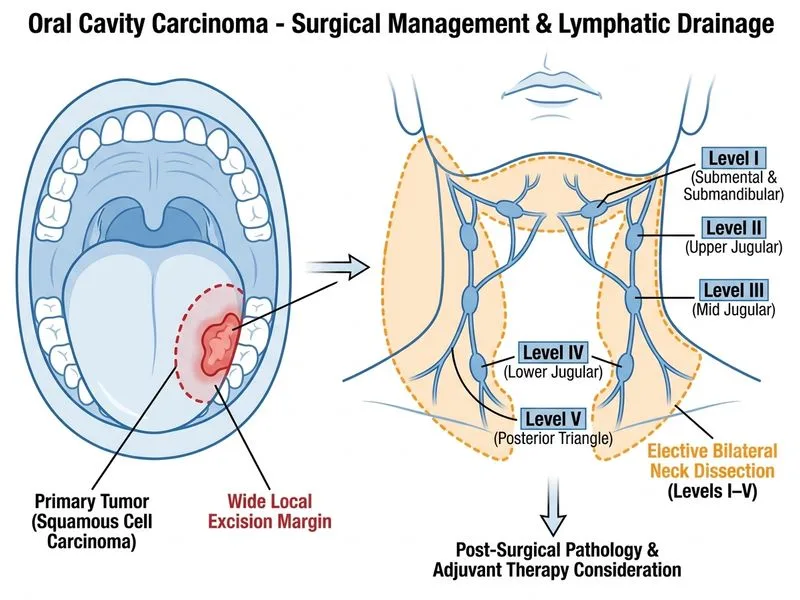 Oral Cavity Carcinoma diagram