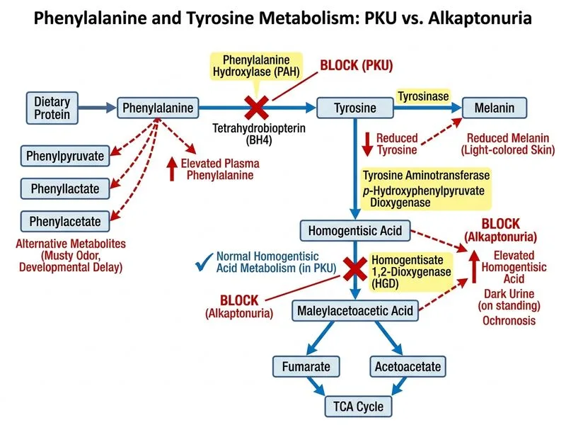 Phenylalanine and Tyrosine Metabolism diagram