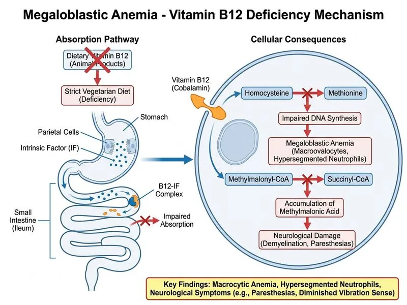 Megaloblastic Anemia diagram