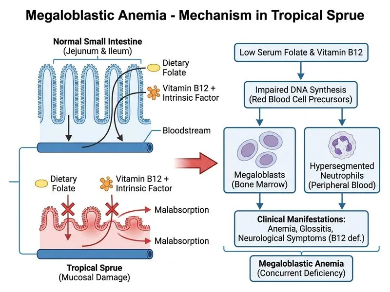 Megaloblastic Anemia diagram