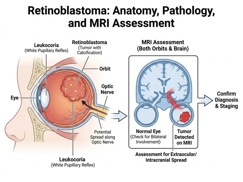 Retinoblastoma diagram