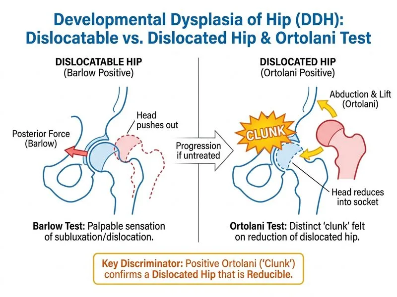 Developmental Dysplasia of Hip diagram