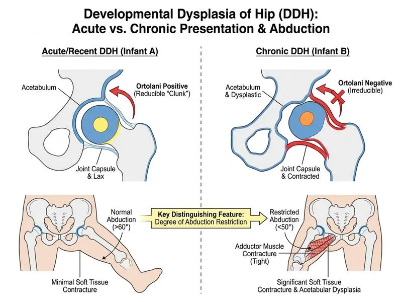 Developmental Dysplasia of Hip diagram