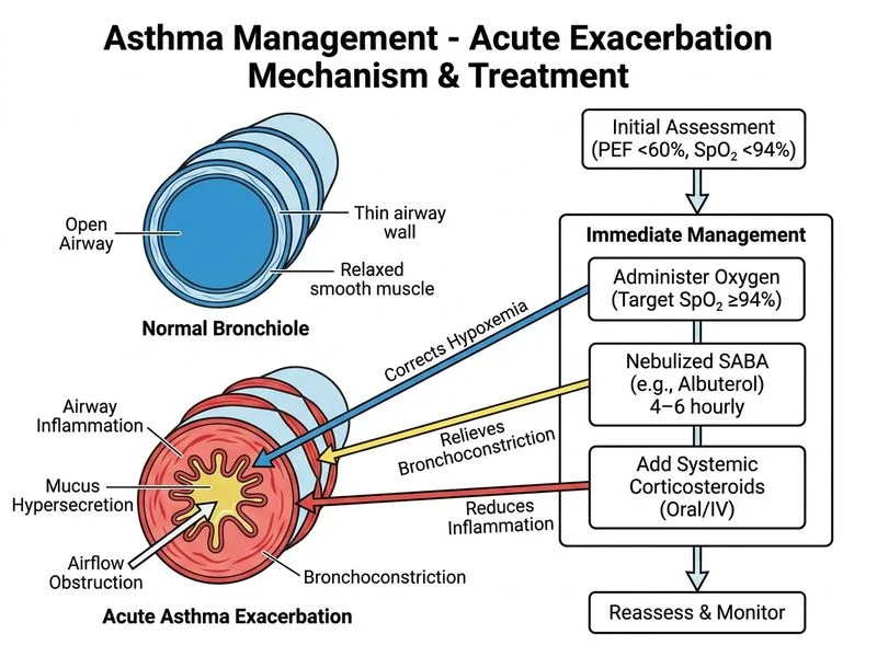 Asthma Management diagram