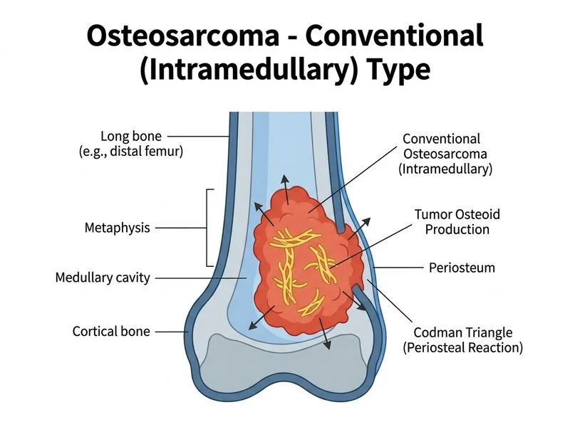 Osteosarcoma diagram