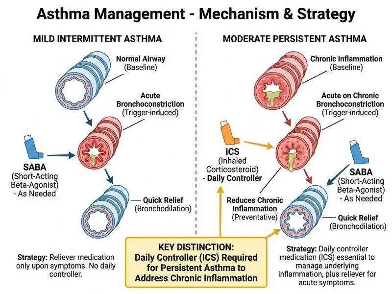 Asthma Management diagram