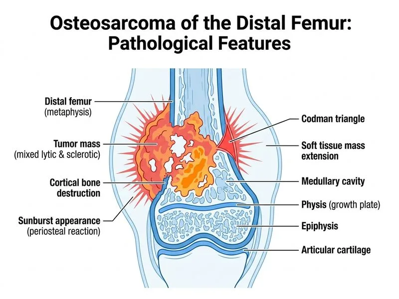 Osteosarcoma diagram
