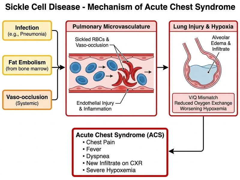 Sickle Cell Disease diagram