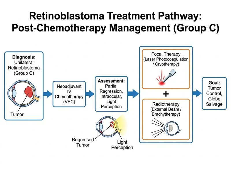 Retinoblastoma diagram