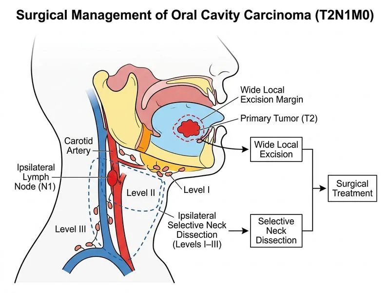 Oral Cavity Carcinoma diagram