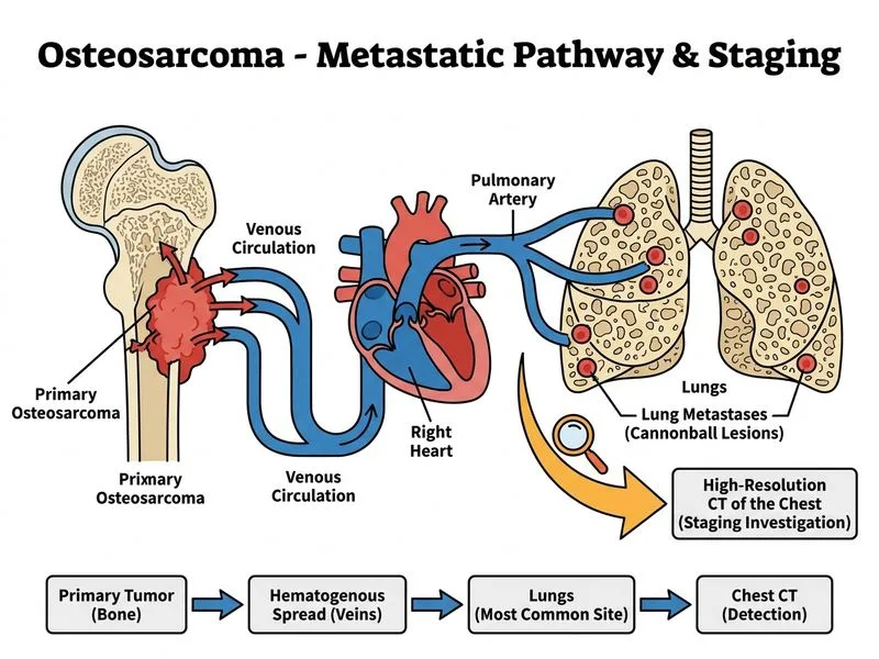 Osteosarcoma diagram