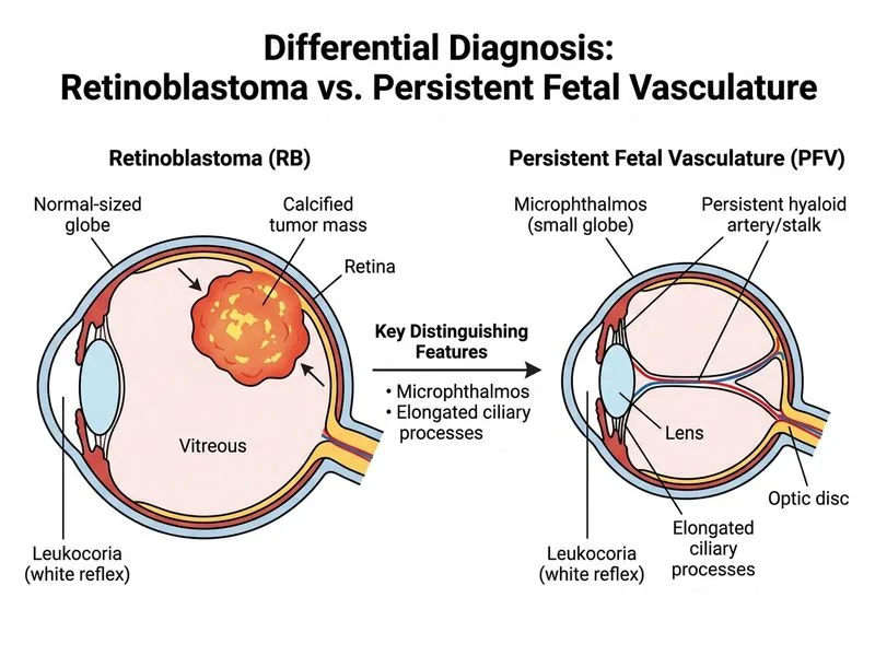 Retinoblastoma diagram