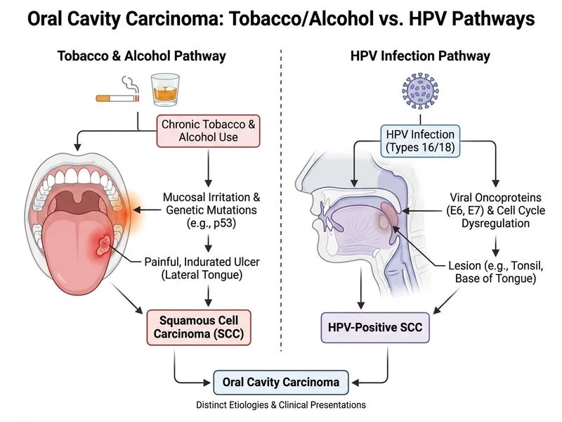 Oral Cavity Carcinoma diagram