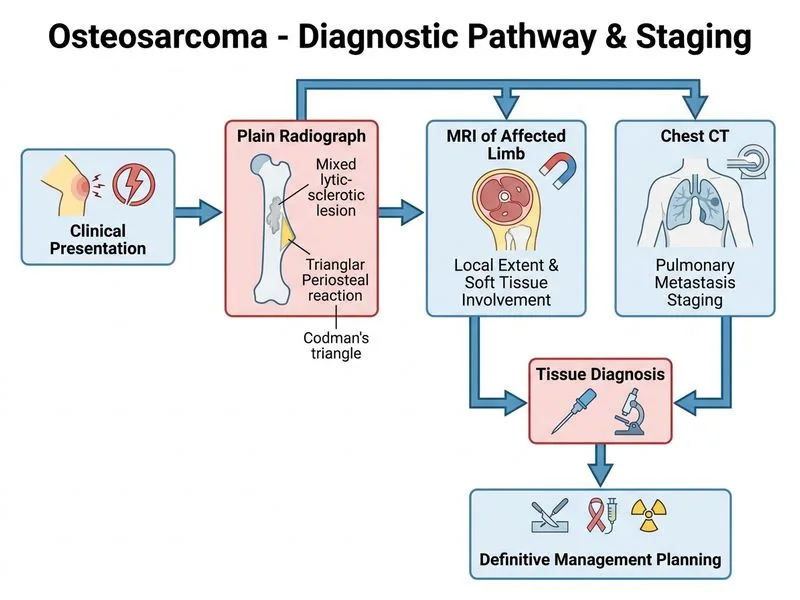 Osteosarcoma diagram