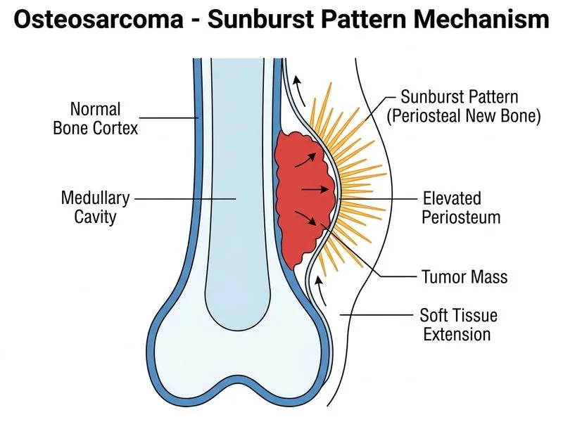 Osteosarcoma diagram