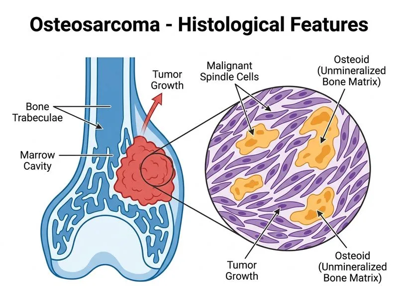 Osteosarcoma diagram