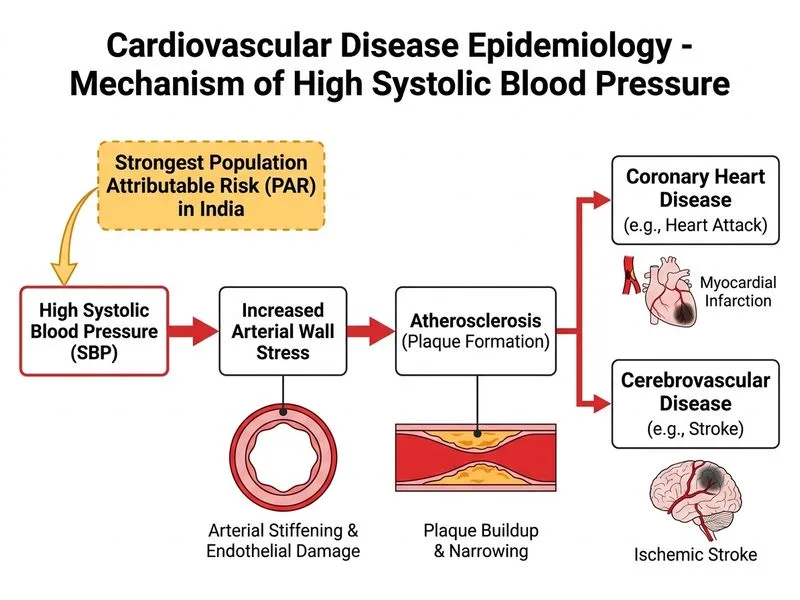 Cardiovascular Disease Epidemiology diagram