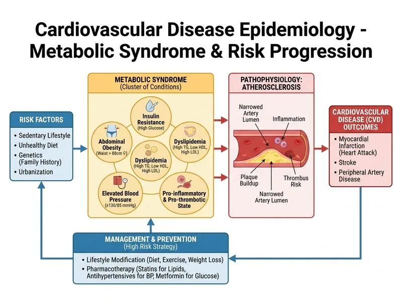 Cardiovascular Disease Epidemiology diagram