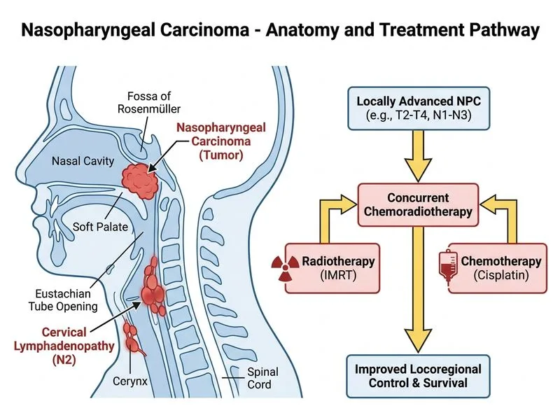 Nasopharyngeal Carcinoma diagram