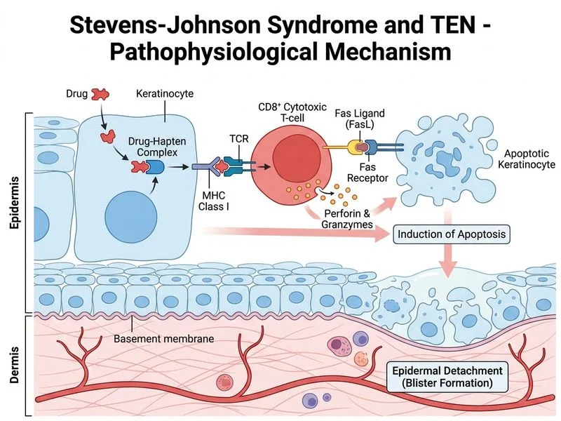 Stevens-Johnson Syndrome and TEN diagram