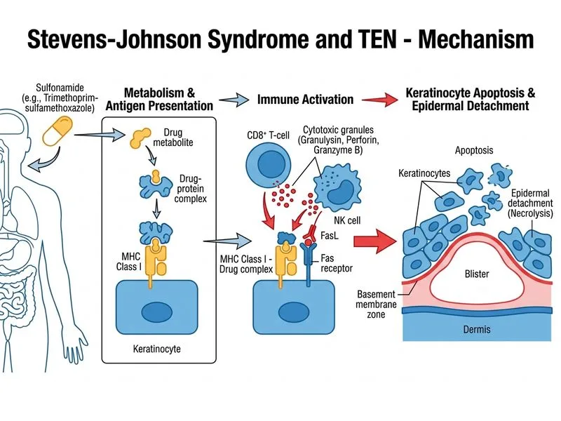 Stevens-Johnson Syndrome and TEN diagram