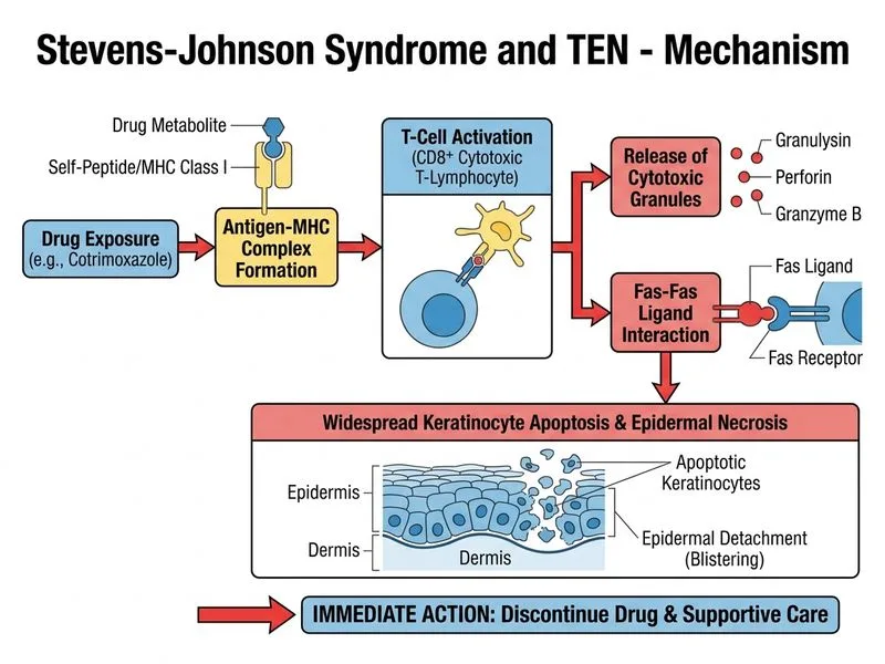 Stevens-Johnson Syndrome and TEN diagram