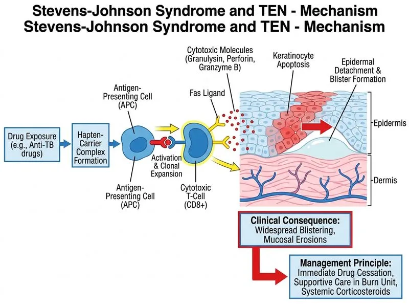 Stevens-Johnson Syndrome and TEN diagram