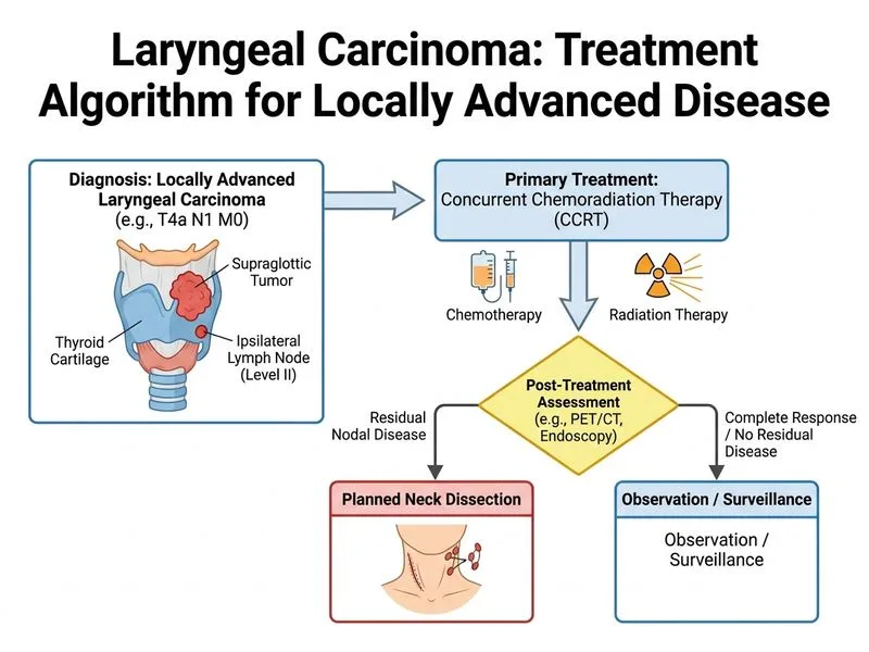 Laryngeal Carcinoma diagram